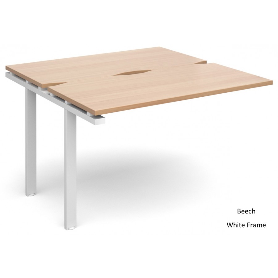 Adapt 1200mm Deep 2 Person Extension Desk